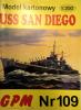 109   *  USS San Diego (1:200)      *       GPM-J