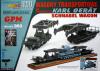 GP-347  *  10\13\363  *  Wagony transportowe "Karl Gerat" schnabel wagon (1:25)